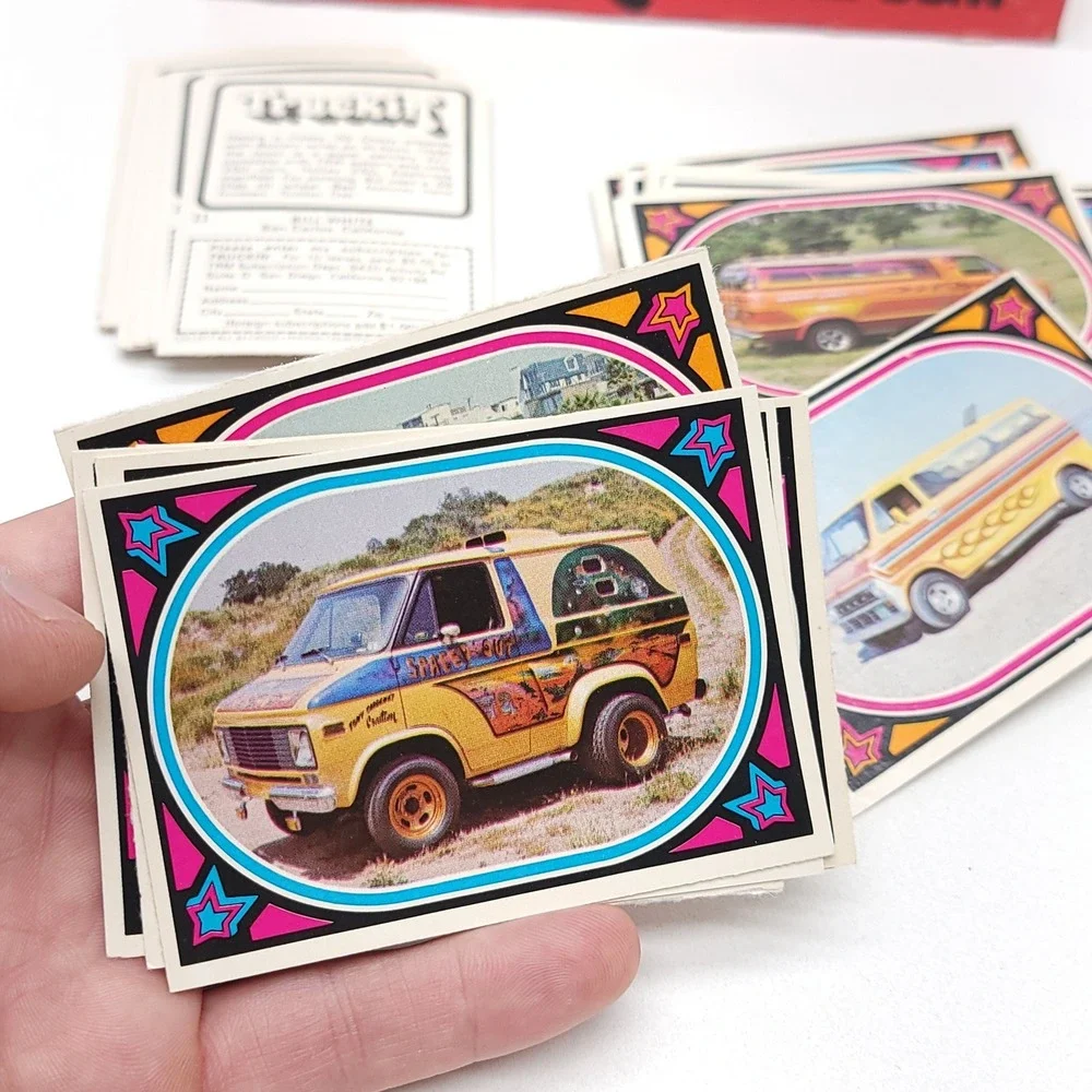1975 Donruss Truckin' Trading Cards Complete Set Original Box‎ Lowrider Hot Rod